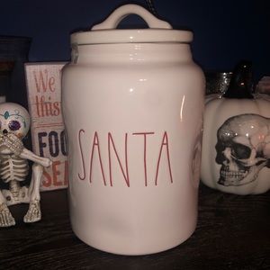 NWT Rae Dunn Large “Santa” Canister